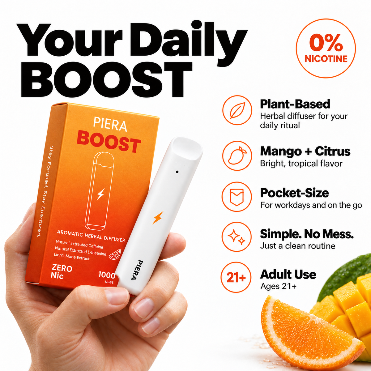 ⚡️BOOST 🍊🥭 Mango Orange